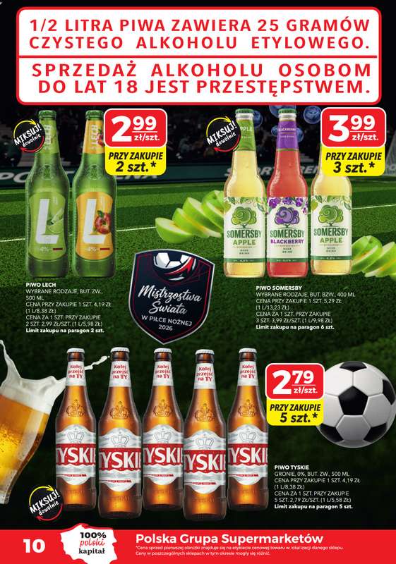 Top Market - gazetka promocyjna Gazetka od wtorku 02.06 do niedzieli 14.06 - strona 10