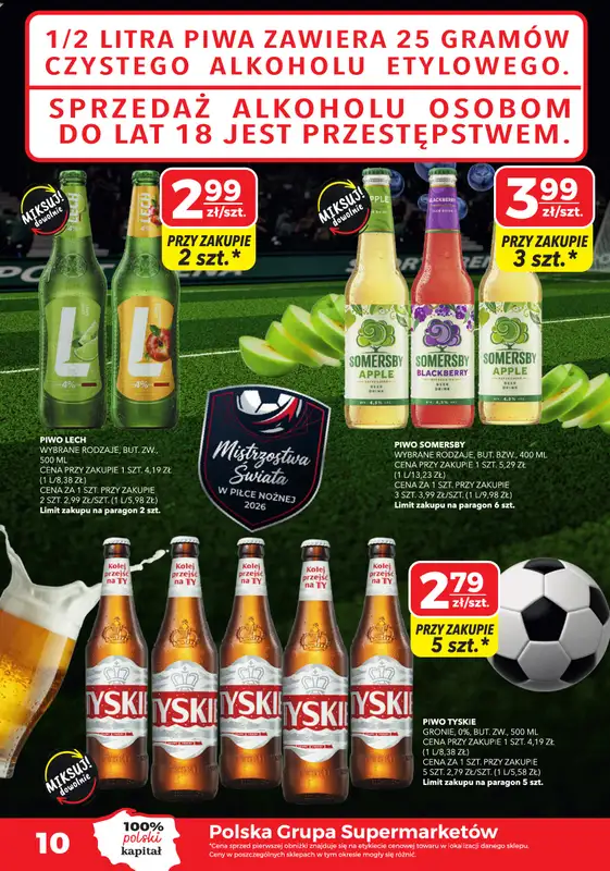 Top Market - gazetka promocyjna Gazetka od wtorku 02.06 do niedzieli 14.06 - strona 10