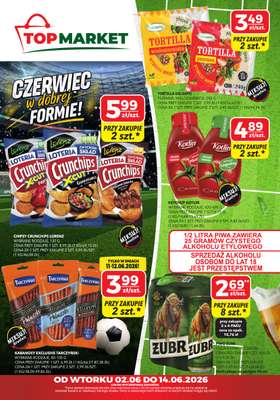 Top Market - gazetka promocyjna Gazetka od wtorku 02.06 do niedzieli 14.06