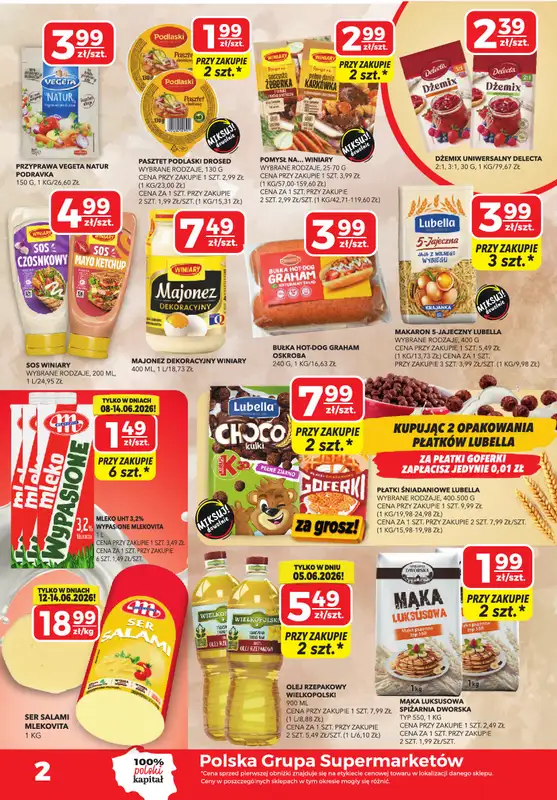 Top Market - gazetka promocyjna Gazetka od wtorku 02.06 do niedzieli 14.06 - strona 2