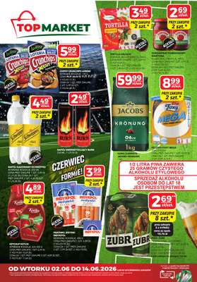 Top Market - gazetka promocyjna Gazetka od wtorku 02.06 do niedzieli 14.06