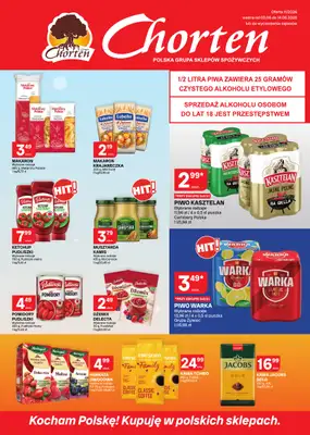 Chorten - gazetka promocyjna Gazetka Małopolska, Śląsk, Podkarpacie, Opolskie Market od środy 03.06 do niedzieli 14.06