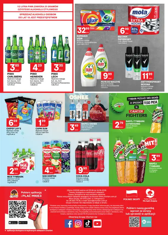 Chorten - gazetka promocyjna Gazetka Małopolska, Śląsk, Podkarpacie, Opolskie Market od środy 03.06 do niedzieli 14.06 - strona 4