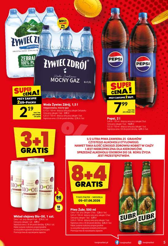 Twój Market - gazetka promocyjna Gazetka od wtorku 02.06 do wtorku 09.06 - strona 5