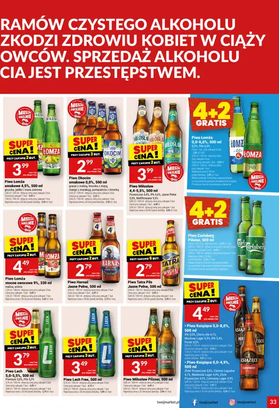 Twój Market - gazetka promocyjna Gazetka od wtorku 02.06 do wtorku 09.06 - strona 33
