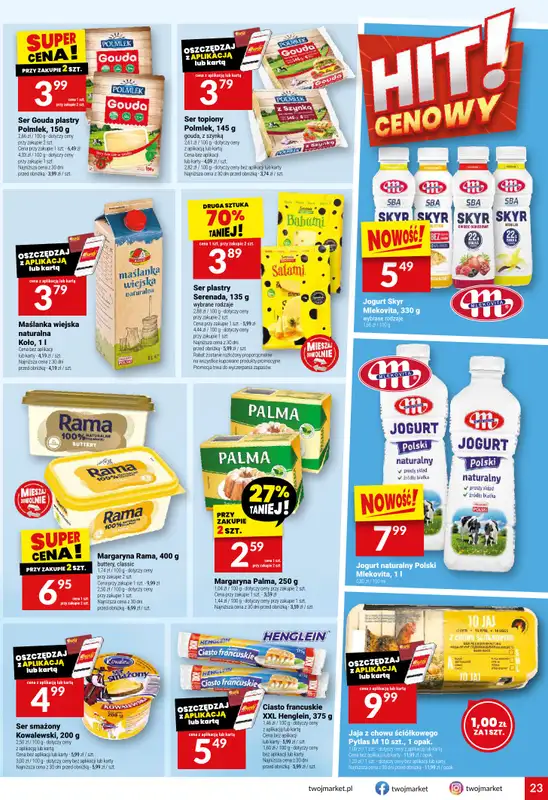 Twój Market - gazetka promocyjna Gazetka od wtorku 02.06 do wtorku 09.06 - strona 23