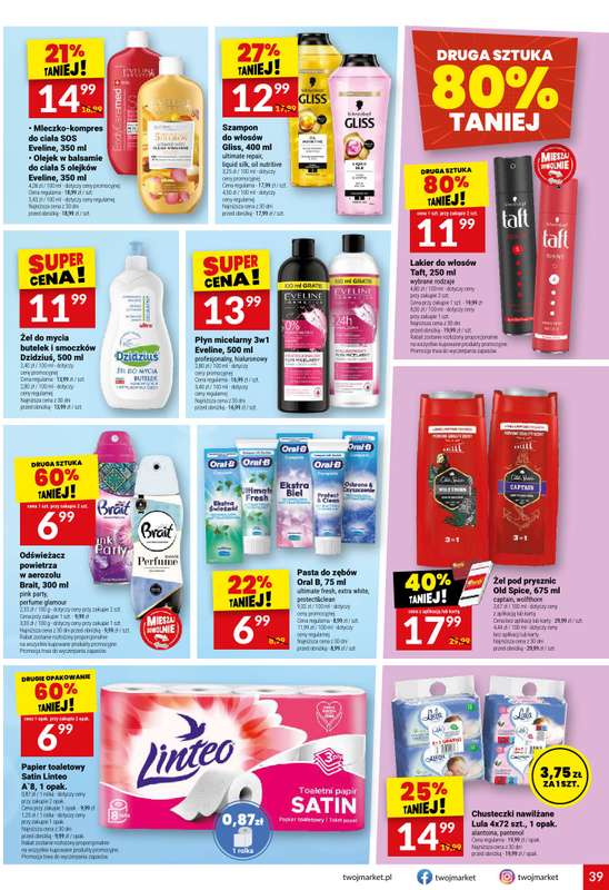 Twój Market - gazetka promocyjna Gazetka od wtorku 02.06 do wtorku 09.06 - strona 39