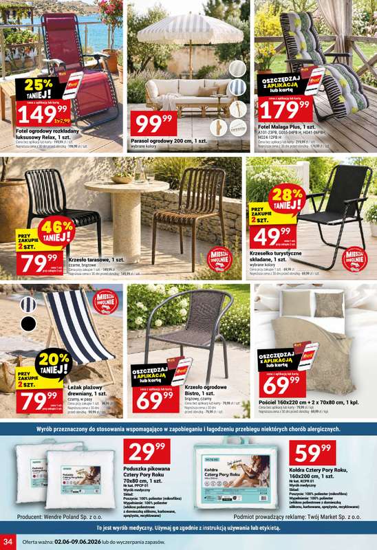 Twój Market - gazetka promocyjna Gazetka od wtorku 02.06 do wtorku 09.06 - strona 34