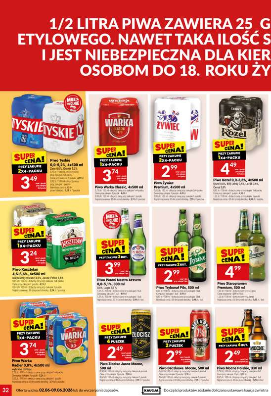 Twój Market - gazetka promocyjna Gazetka od wtorku 02.06 do wtorku 09.06 - strona 32