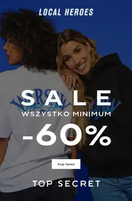 Top Secret - gazetka promocyjna Local Heroes SALE: min. -60% zniżki! od wtorku 02.06 do poniedziałku 15.06