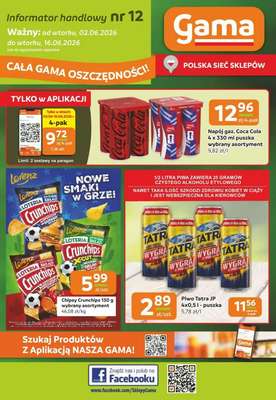 Gama - gazetka promocyjna Gazetka od wtorku 02.06 do wtorku 16.06