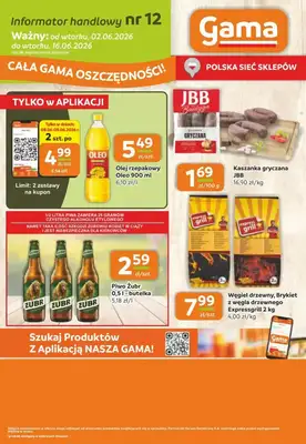 Gama - gazetka promocyjna Gazetka od wtorku 02.06 do wtorku 16.06 - strona 12