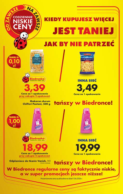 Biedronka - gazetka promocyjna Od poniedziałku, Z ladą tradycyjną od poniedziałku 01.06 do soboty 06.06 - strona 19