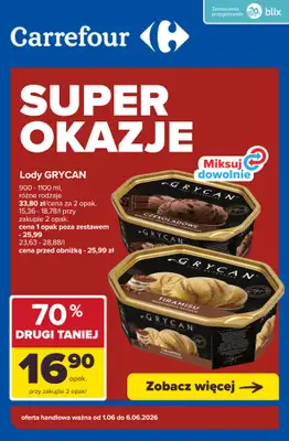 Carrefour - gazetka promocyjna SUPER okazje! od wtorku 02.06 do soboty 06.06