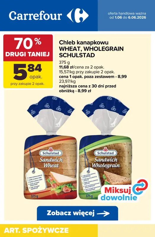 Carrefour - gazetka promocyjna SUPER okazje! od wtorku 02.06 do soboty 06.06 - strona 9