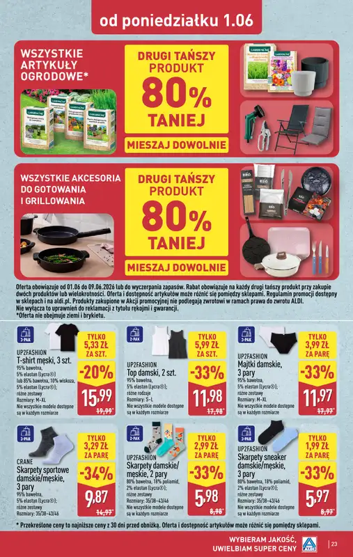 Aldi - gazetka promocyjna Pełny katalog! od poniedziałku 01.06 do soboty 06.06 - strona 23