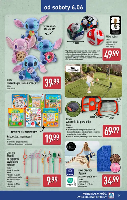 Aldi - gazetka promocyjna Pełny katalog! od poniedziałku 01.06 do soboty 06.06 - strona 41