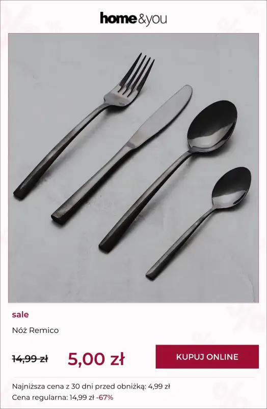 home&you - gazetka promocyjna SALE do 39,99 zł od wtorku 02.06 do poniedziałku 15.06 - strona 9