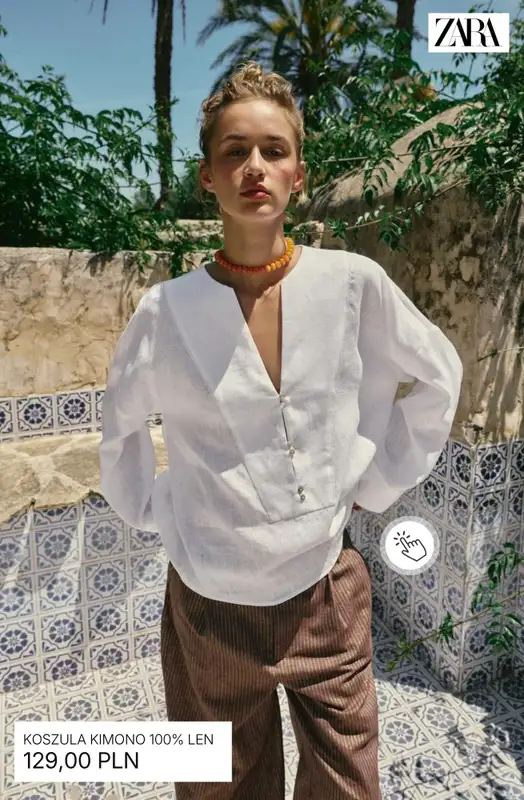 Zara - gazetka promocyjna Kolekcja lniana dla niej od wtorku 02.06  - strona 4