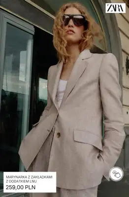 Zara - gazetka promocyjna Kolekcja lniana dla niej od wtorku 02.06  - strona 6