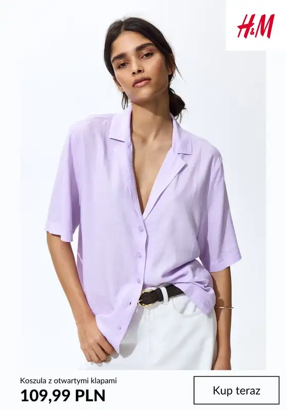 H&M - gazetka promocyjna Koszule damskie od wtorku 02.06  - strona 2