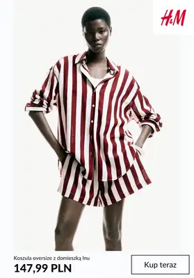 H&M - gazetka promocyjna Koszule damskie od wtorku 02.06  - strona 3