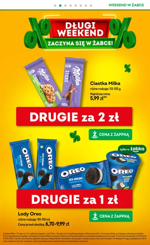 Żabka - gazetka promocyjna Gazetka weekendowa od piątku 05.06 do niedzieli 07.06 - strona 3