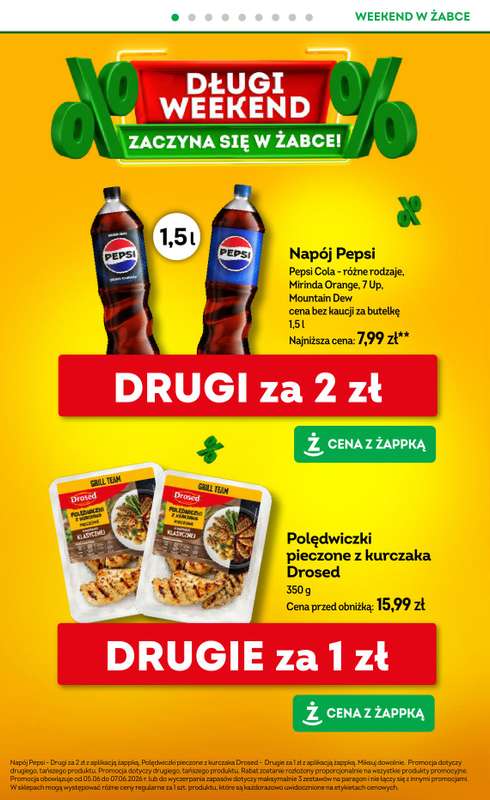 Żabka - gazetka promocyjna Gazetka weekendowa od piątku 05.06 do niedzieli 07.06 - strona 2