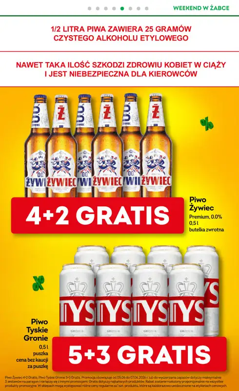Żabka - gazetka promocyjna Gazetka weekendowa od piątku 05.06 do niedzieli 07.06 - strona 6