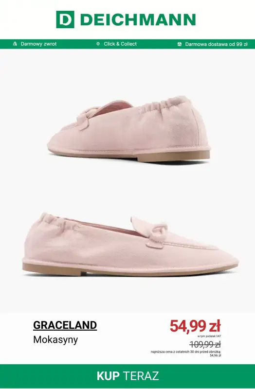 Deichmann - gazetka promocyjna Wyprzedaż do 79 zł od wtorku 02.06  - strona 4