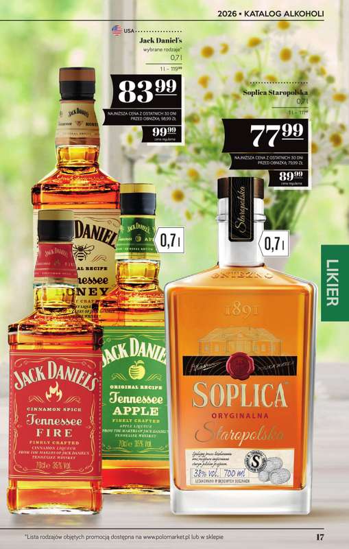 POLOmarket - gazetka promocyjna Katalog alkoholi  do środy 17.06 - strona 17