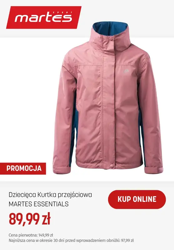 Martes Sport - gazetka promocyjna Kurtki trekkingowe dla całej rodziny od wtorku 02.06  - strona 3
