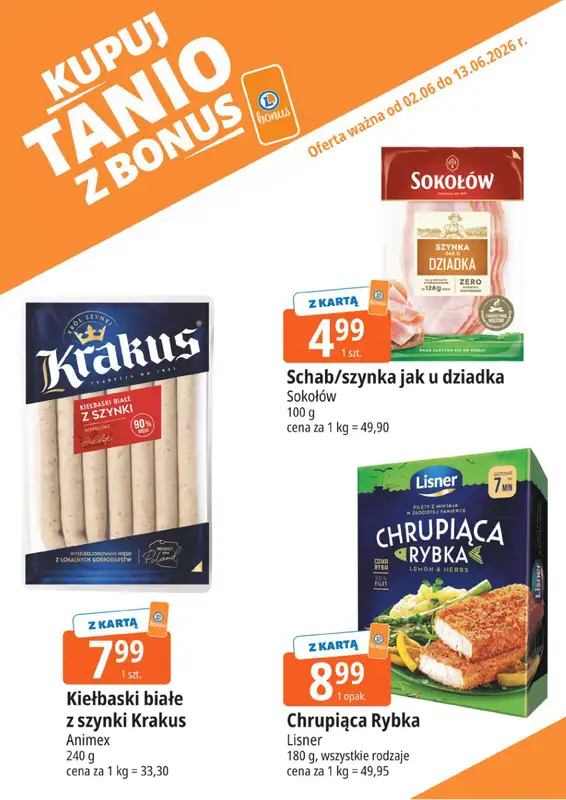Leclerc - gazetka promocyjna Kupuj tanio z bonus od wtorku 02.06 do soboty 13.06 - strona 6