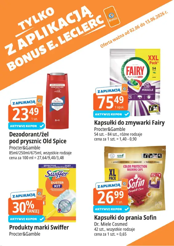 Leclerc - gazetka promocyjna Kupuj tanio z bonus od wtorku 02.06 do soboty 13.06 - strona 17