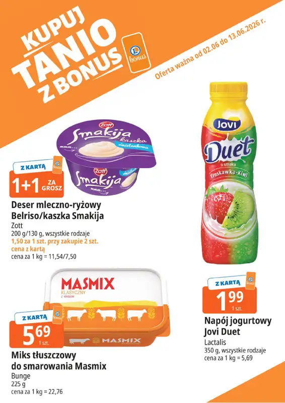 Leclerc - gazetka promocyjna Kupuj tanio z bonus od wtorku 02.06 do soboty 13.06 - strona 2