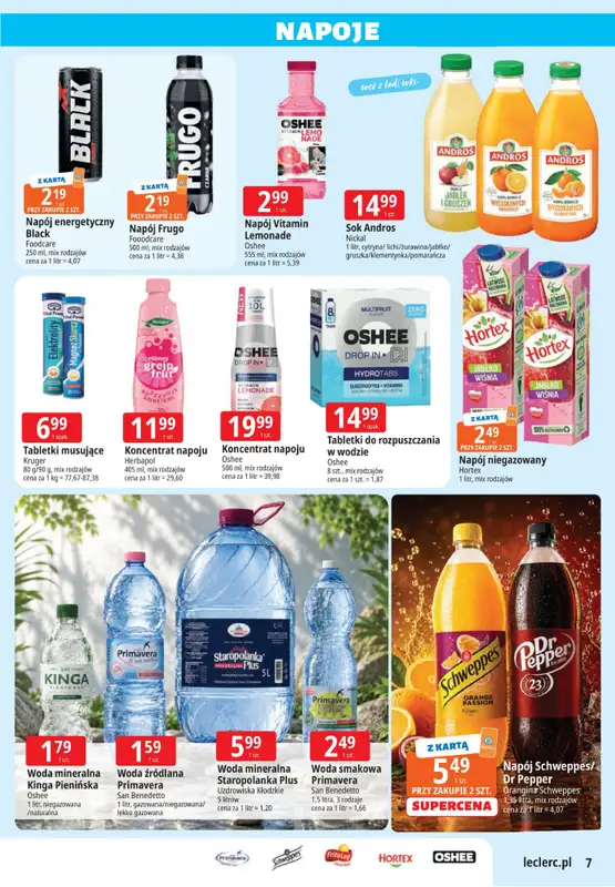 Leclerc - gazetka promocyjna Letnie oferty od wtorku 02.06 do soboty 13.06 - strona 7