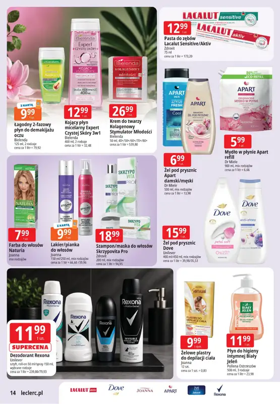 Leclerc - gazetka promocyjna Letnie oferty od wtorku 02.06 do soboty 13.06 - strona 14