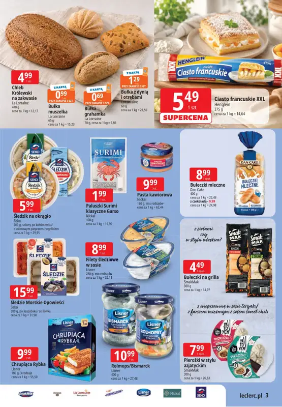 Leclerc - gazetka promocyjna Letnie oferty od wtorku 02.06 do soboty 13.06 - strona 3