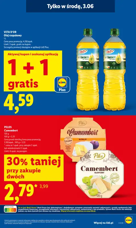 Lidl - gazetka promocyjna Oferta od poniedziałku od poniedziałku 01.06 do środy 03.06 - strona 5