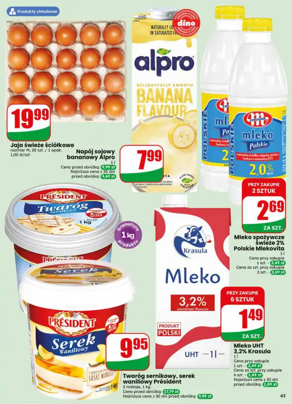 Dino - gazetka promocyjna Gazetka 23 / 2026 od środy 03.06 do wtorku 09.06 - strona 43
