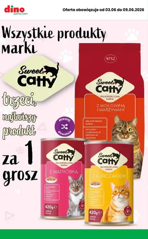 Dino - gazetka promocyjna MEGA promocje! od środy 03.06 do wtorku 09.06 - strona 5
