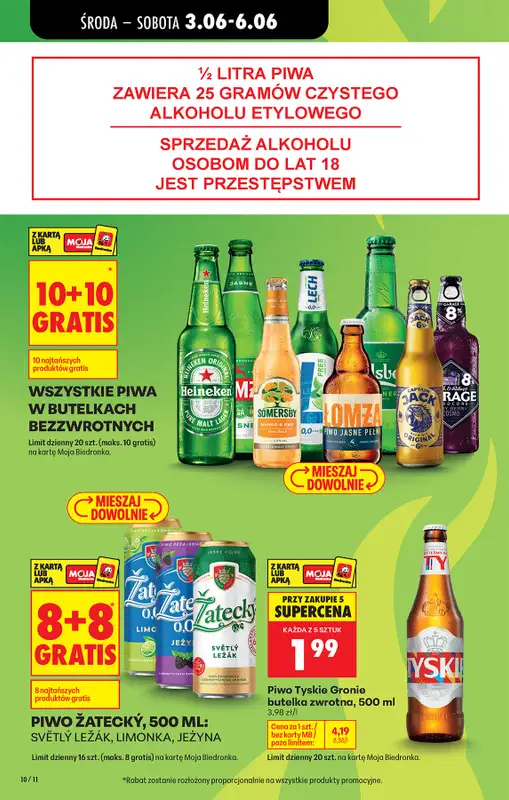 Biedronka - gazetka promocyjna Od środy od środy 03.06 do środy 10.06 - strona 10