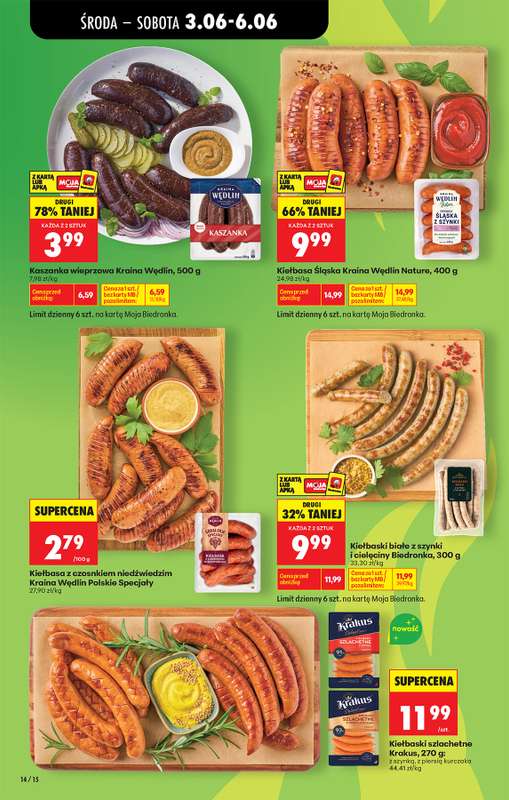 Biedronka - gazetka promocyjna Od środy od środy 03.06 do środy 10.06 - strona 14