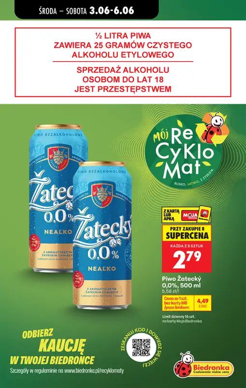 Biedronka - gazetka promocyjna Od środy od środy 03.06 do środy 10.06 - strona 18