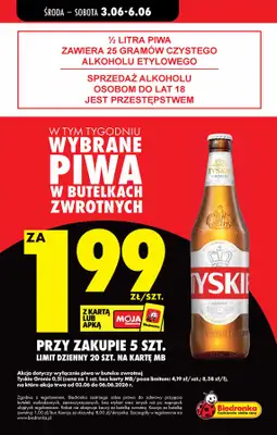 Biedronka - gazetka promocyjna Od środy, Z ladą tradycyjną od środy 03.06 do środy 10.06 - strona 19
