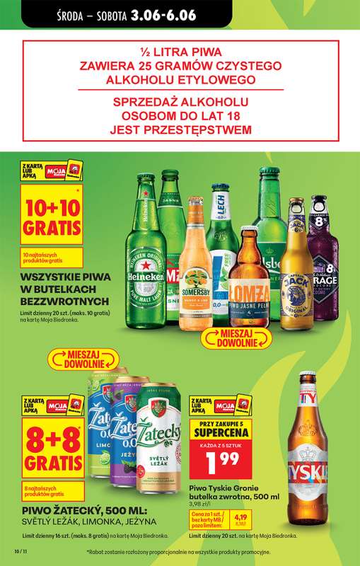 Biedronka - gazetka promocyjna Od środy, Z ladą tradycyjną od środy 03.06 do środy 10.06 - strona 10