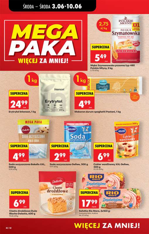 Biedronka - gazetka promocyjna Od środy, Z ladą tradycyjną od środy 03.06 do środy 10.06 - strona 44