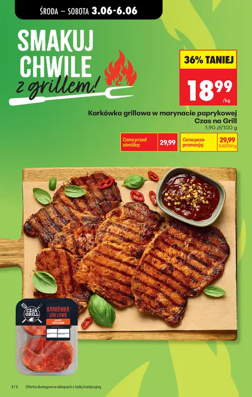 Biedronka - gazetka promocyjna Od środy, Z ladą tradycyjną   - strona 2