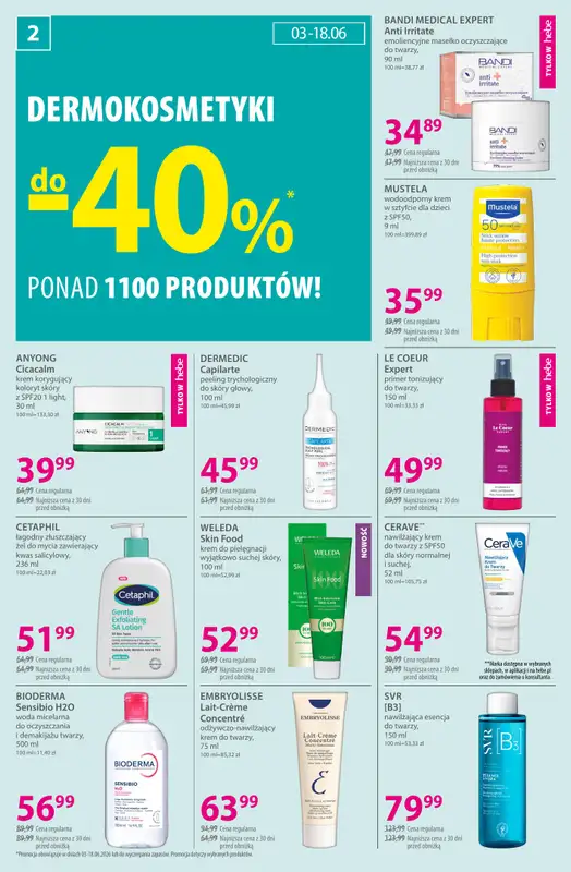 Hebe - gazetka promocyjna Gazetka od środy 03.06 do czwartku 18.06 - strona 2