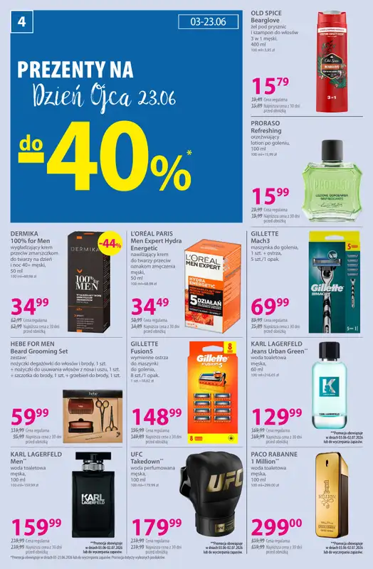 Hebe - gazetka promocyjna Gazetka od środy 03.06 do czwartku 18.06 - strona 4